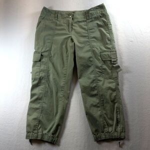 Talbots Women's Petites Cargo Pents Size 2p Color Green Olivo